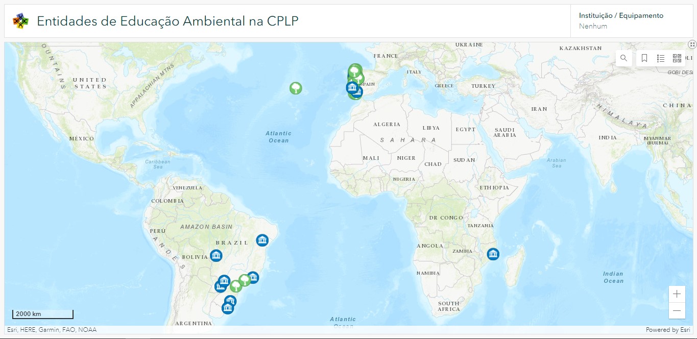 Entidades de Educação Ambiental na CPLP